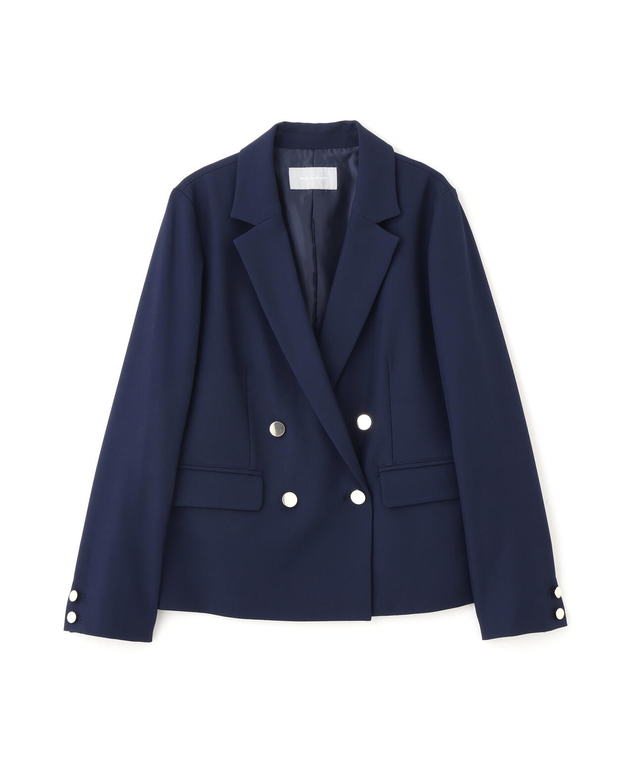 ＜セットアップ対応＞ベーシックツイルダブル釦ジャケット