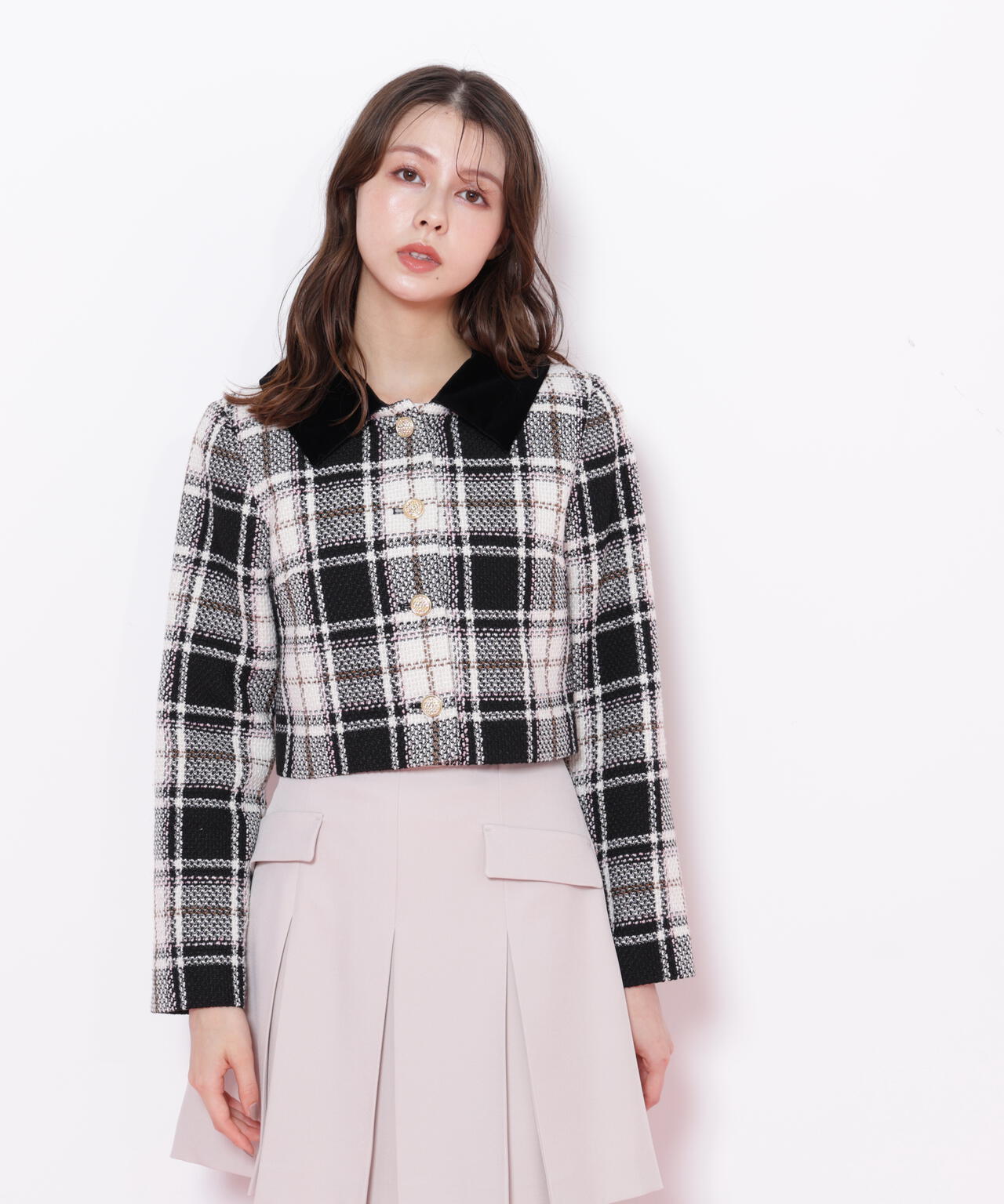 ループヤーンチェックジャケット | JILL by JILL STUART（ジル バイ