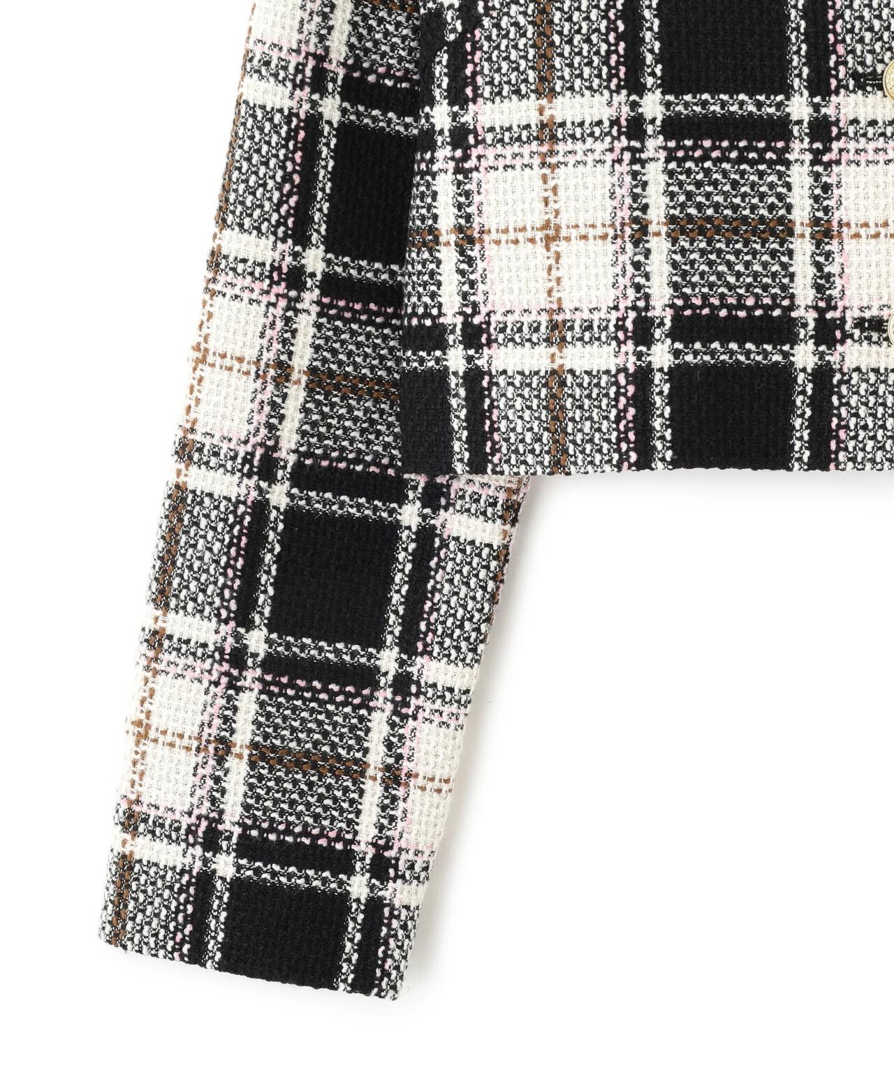 ループヤーンチェックジャケット