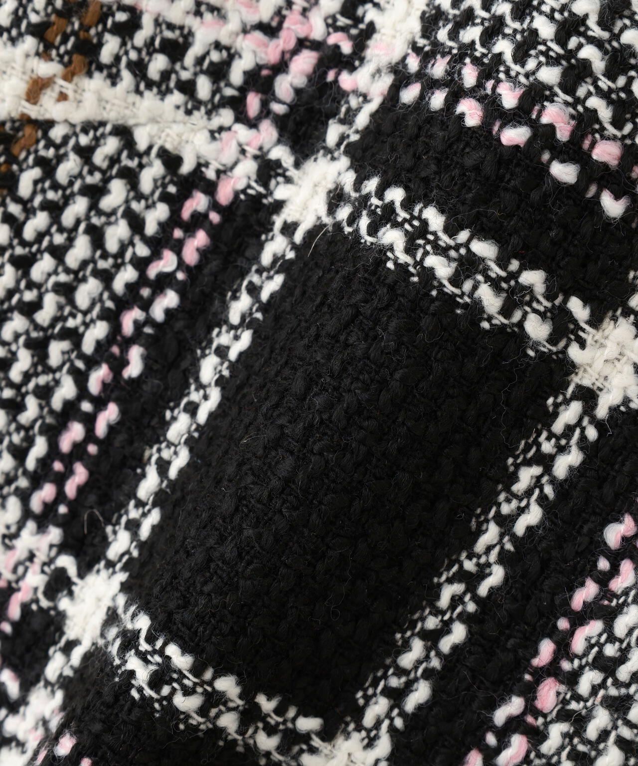 ループヤーンチェックジャケット