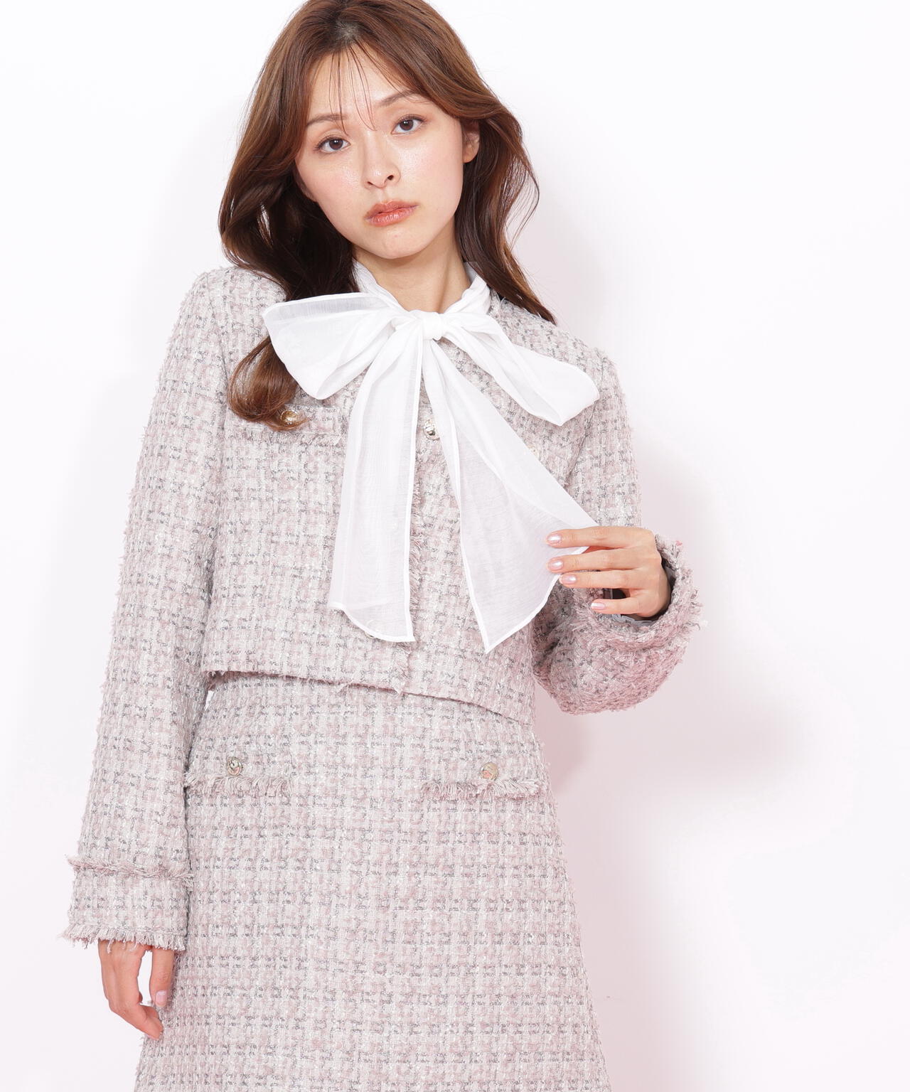 ファンシーツイードジャケット