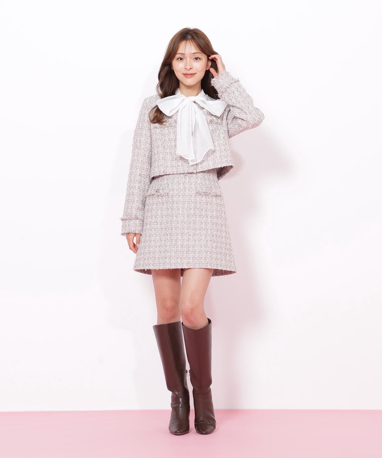 ファンシーツイードジャケット