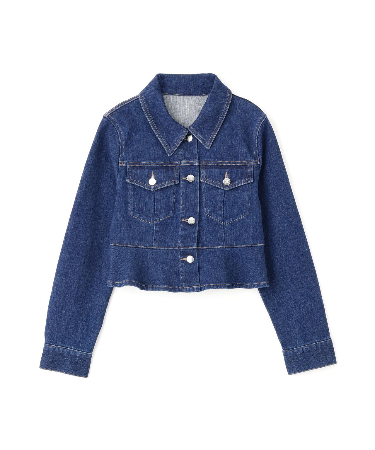 ペプラムデニムジャケット | JILL by JILL STUART（ジル バイ ジル