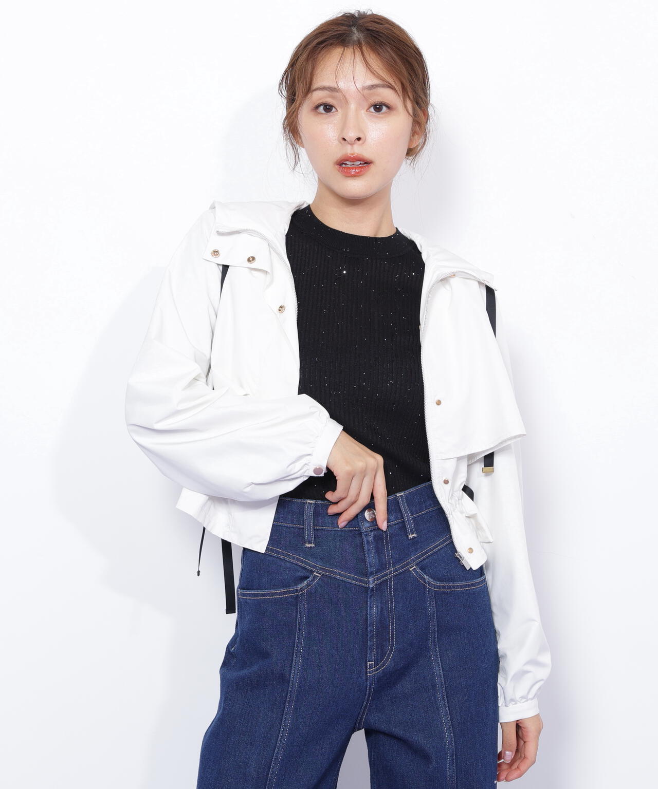 ジル バイ ジル スチュアート（JILL by JILL STUART）/配色リボンペプラムジャケット 配色リボンペプラムジャケット | JILL by JILL STUART（ジル バイ ジル