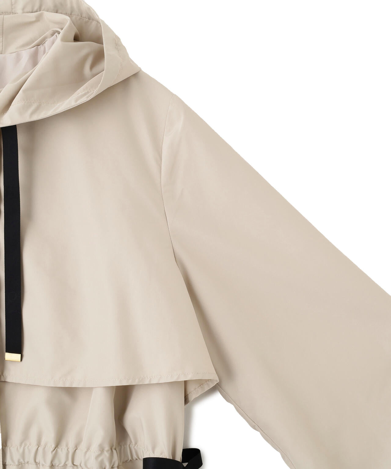 配色リボンペプラムジャケット