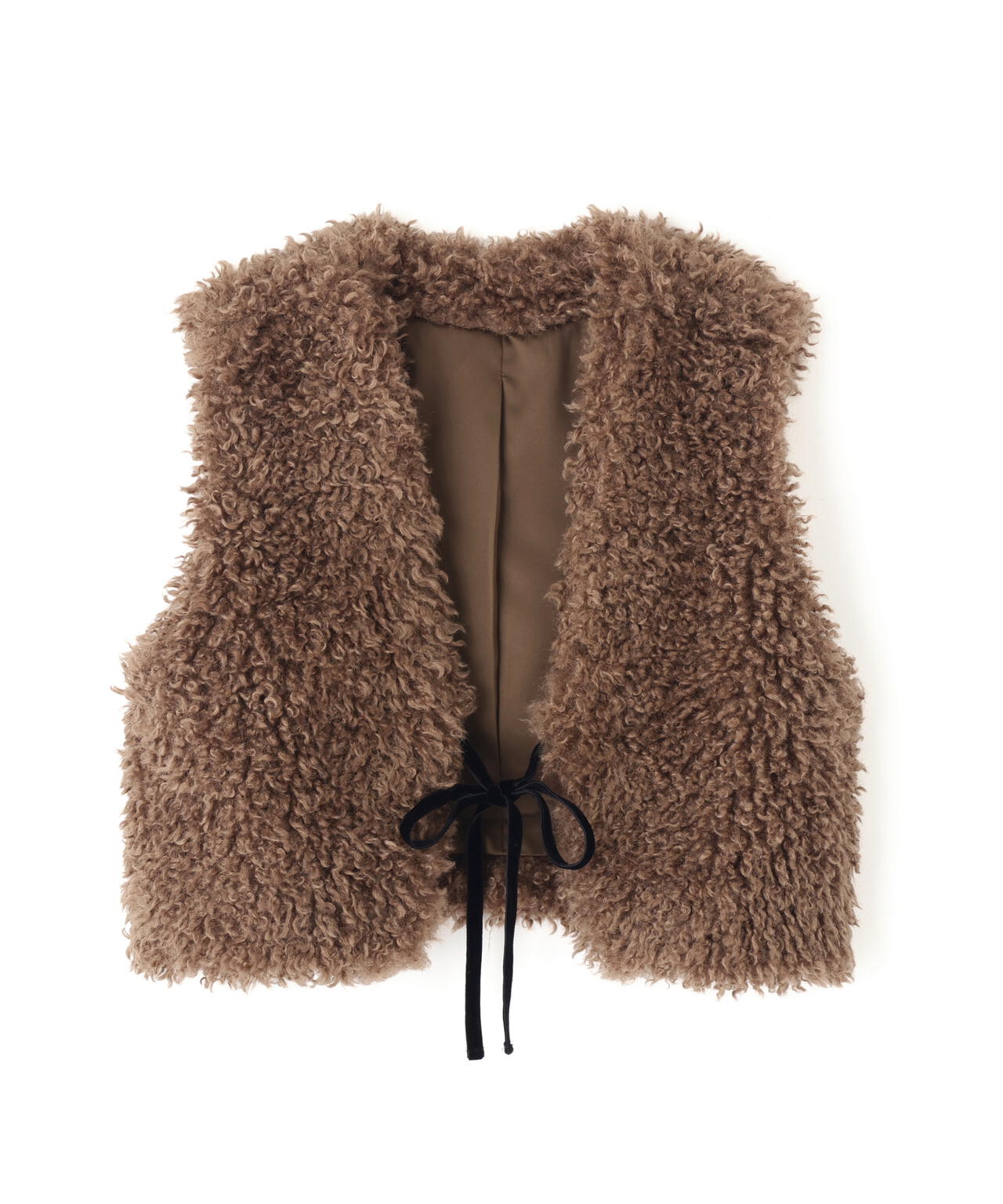 リボン付きボアベスト | JILL by JILL STUART（ジル バイ ジル