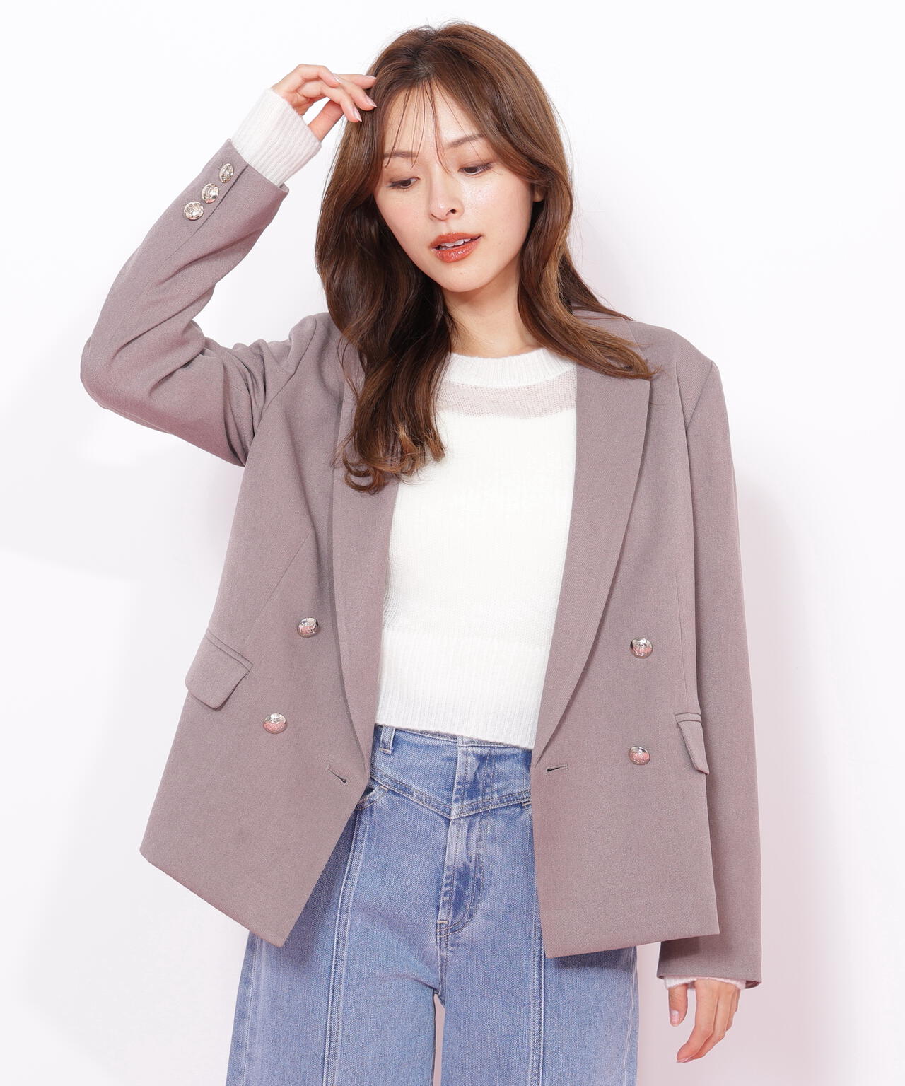 ウーリッシュフラノジャケット | JILL by JILL STUART（ジル バイ ジル