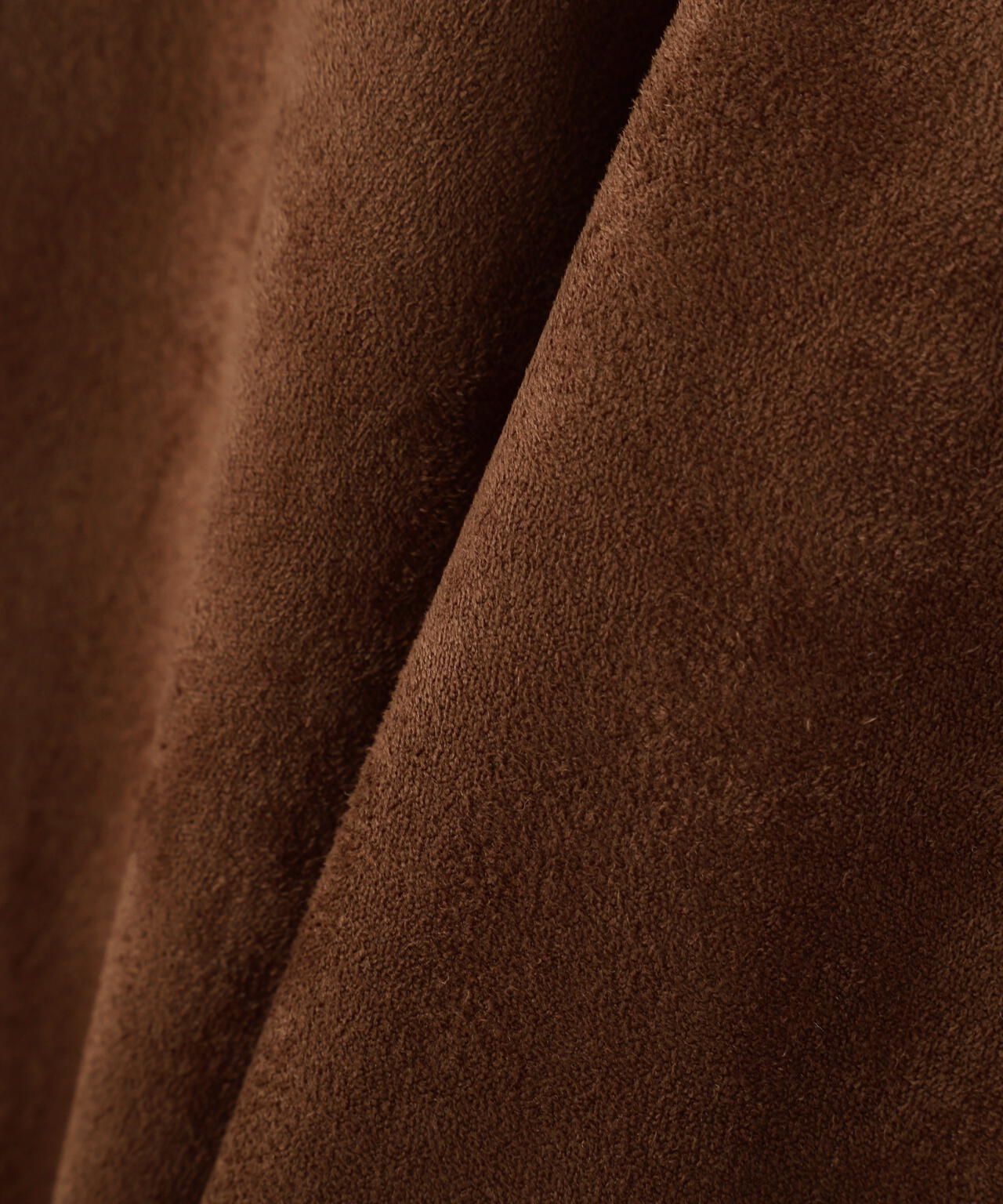 フェイクスエード短丈ブルゾン