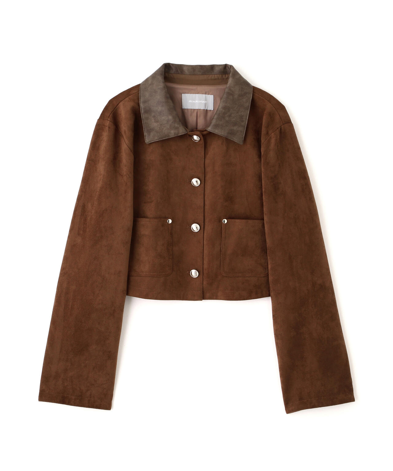 フェイクスエード短丈ブルゾン