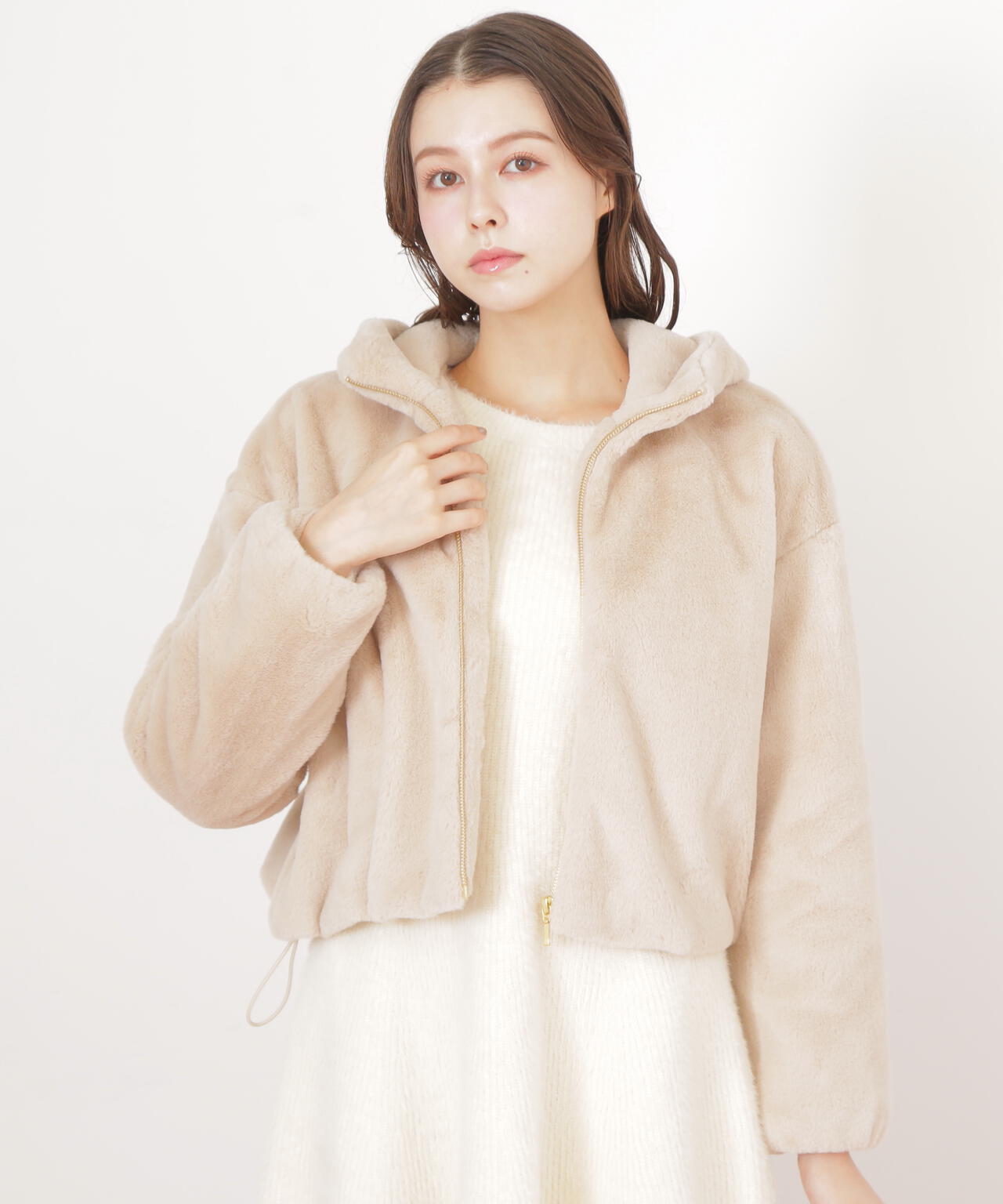 フェイクファーフーディー | JILL by JILL STUART(ジル バイ ジル フェイクファーフーディー | JILL by JILL STUART(ジル バイ ジル