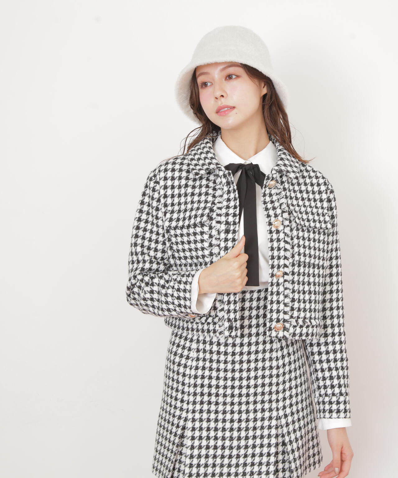 千鳥ツイードジャケット | JILL by JILL STUART（ジル バイ ジル