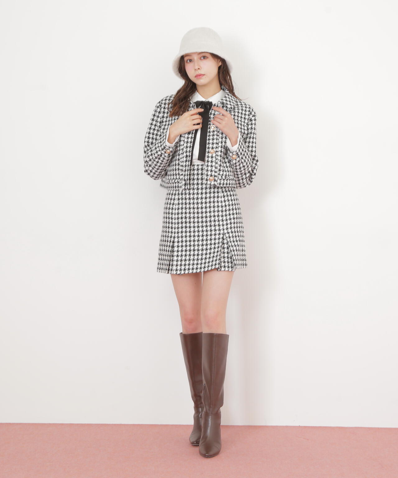 千鳥ツイードジャケット | JILL by JILL STUART（ジル バイ ジル