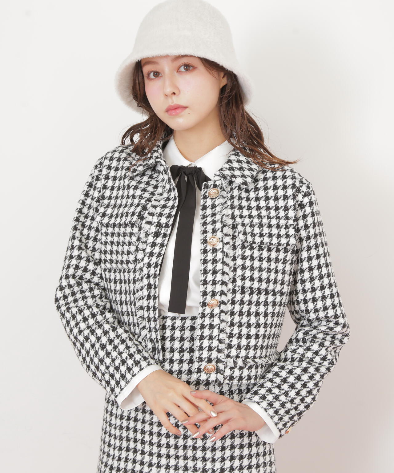 千鳥ツイードジャケット | JILL by JILL STUART（ジル バイ ジル