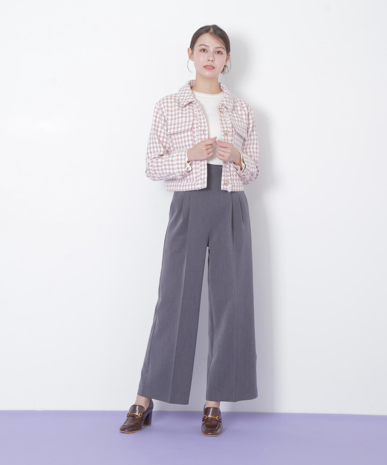 千鳥ツイードジャケット