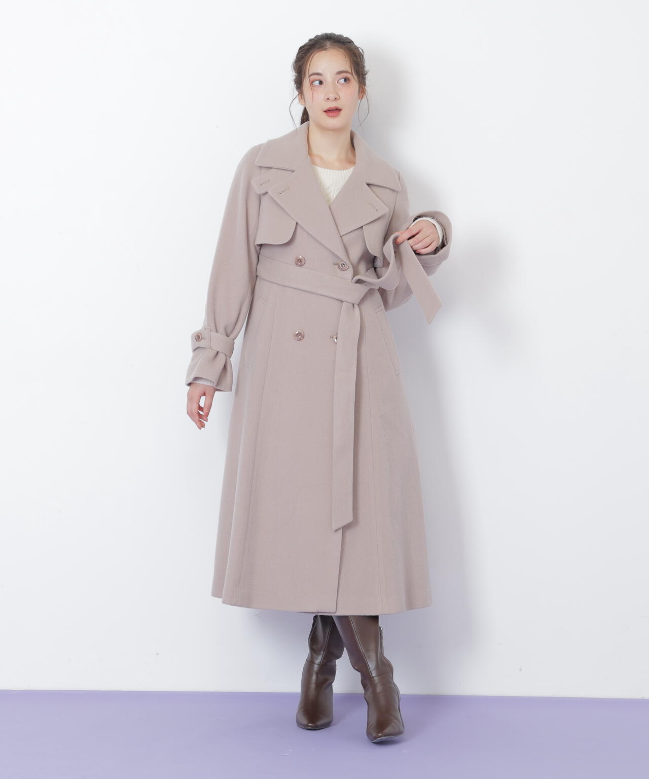 DRESSEDUNDRESSED ウールトレンチコート DRESSEDUNDRESSED ウール トレンチコート