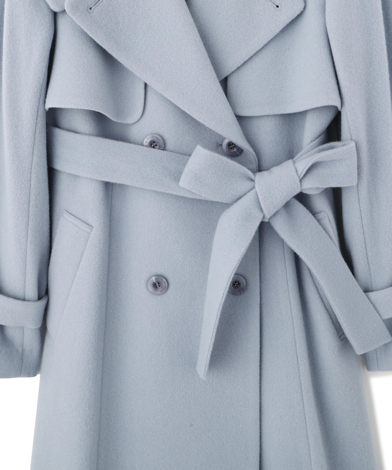 ウールレディトレンチコート