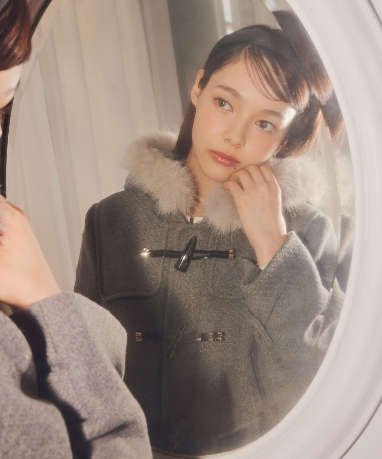 フェイクファー付ショートダッフルコート | JILL by JILL STUART（ジル