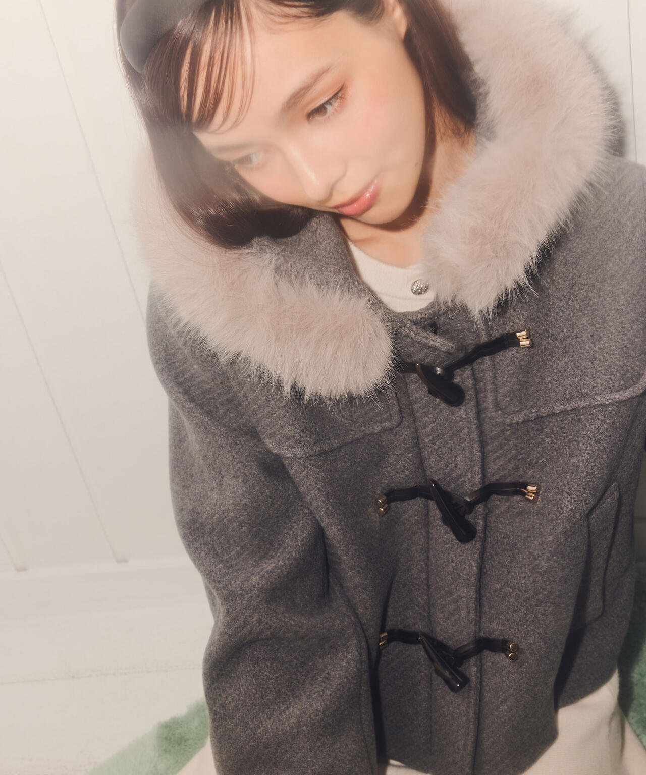 フェイクファー付ショートダッフルコート | JILL by JILL STUART（ジル