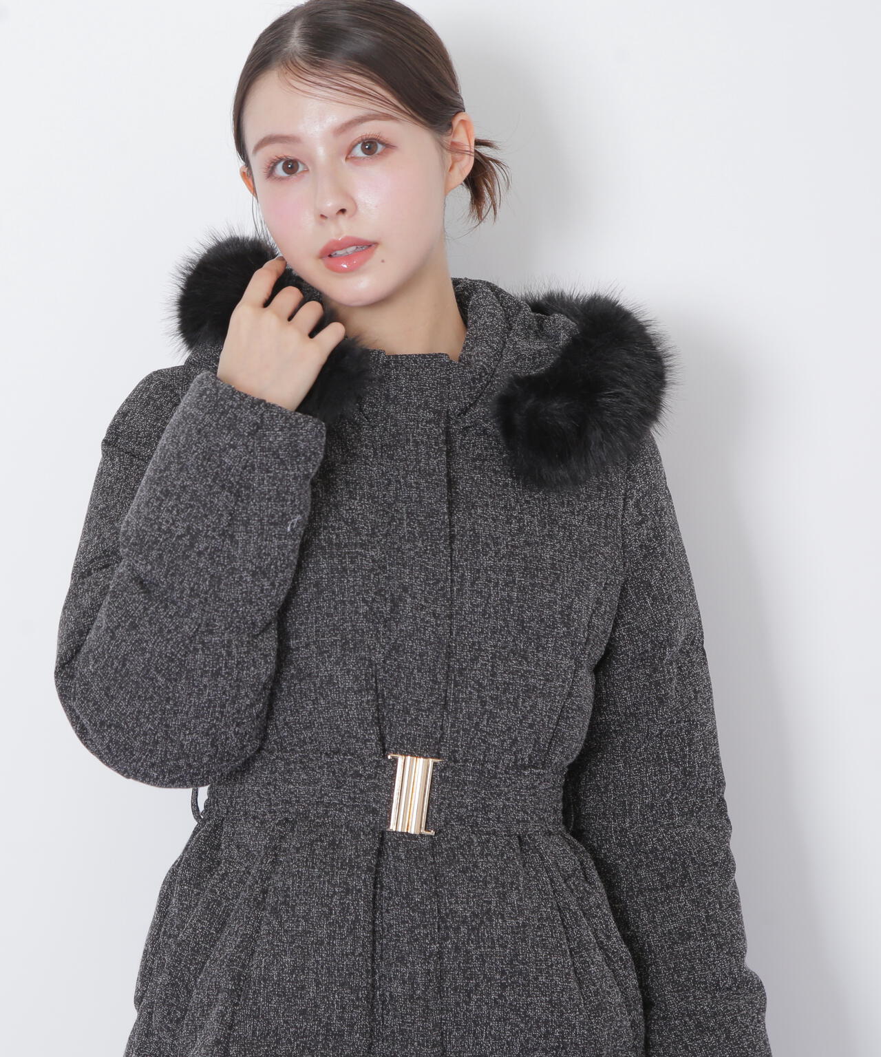 ジルスチュアート　ダウンジャケット ジルバイジルスチュアート JILL by JILLSTUART スタイルアップ