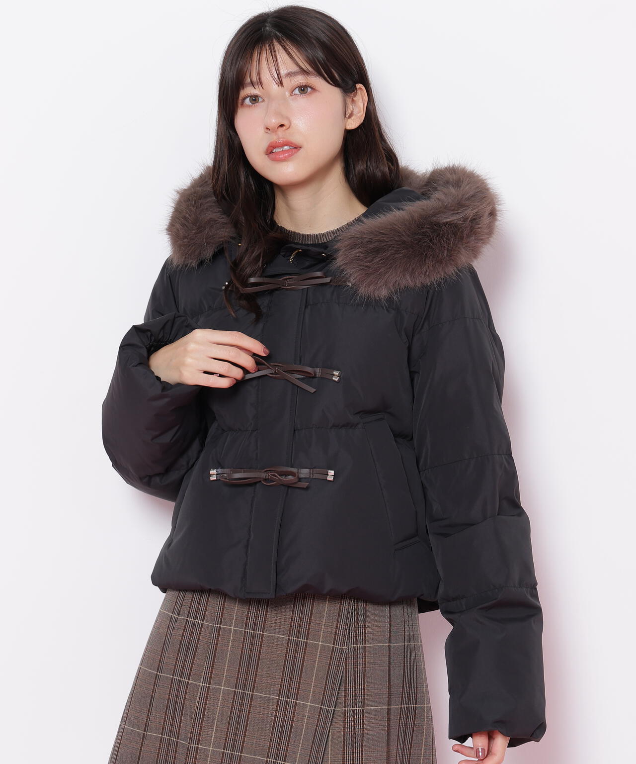 リボンダッフルダウン | JILL by JILL STUART（ジル バイ ジル