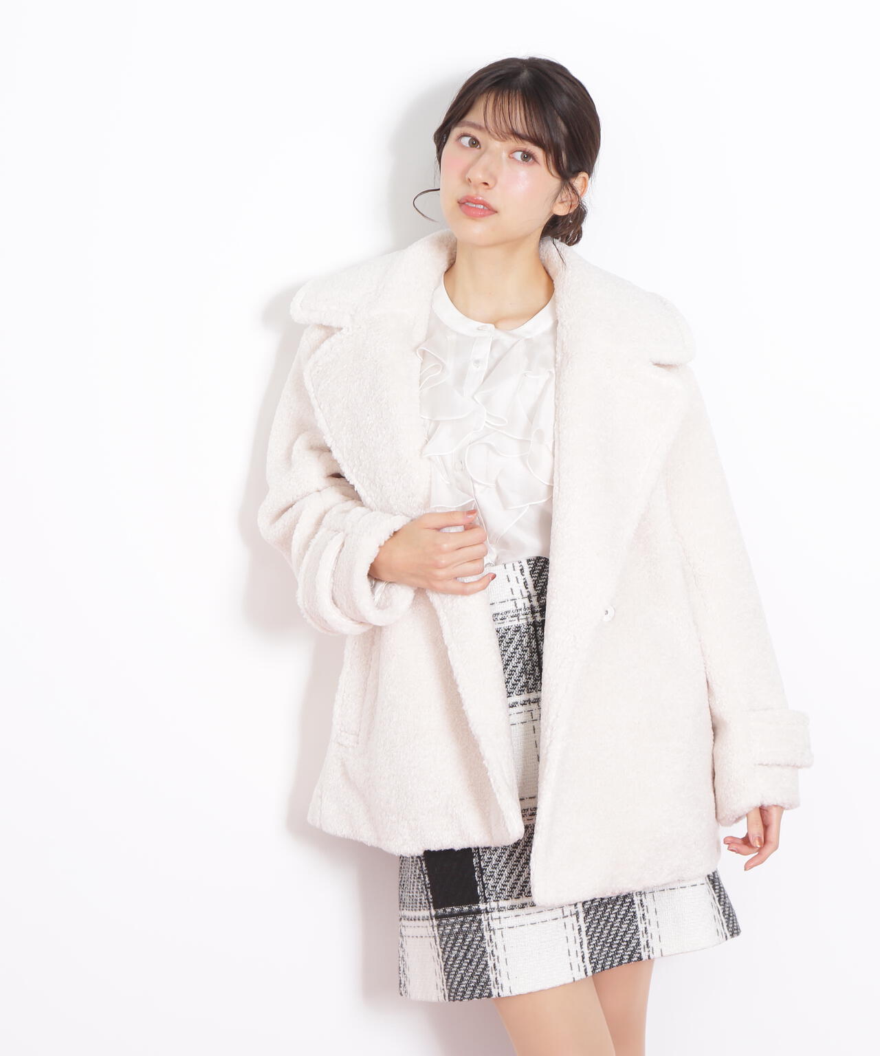 くるくるボアコート