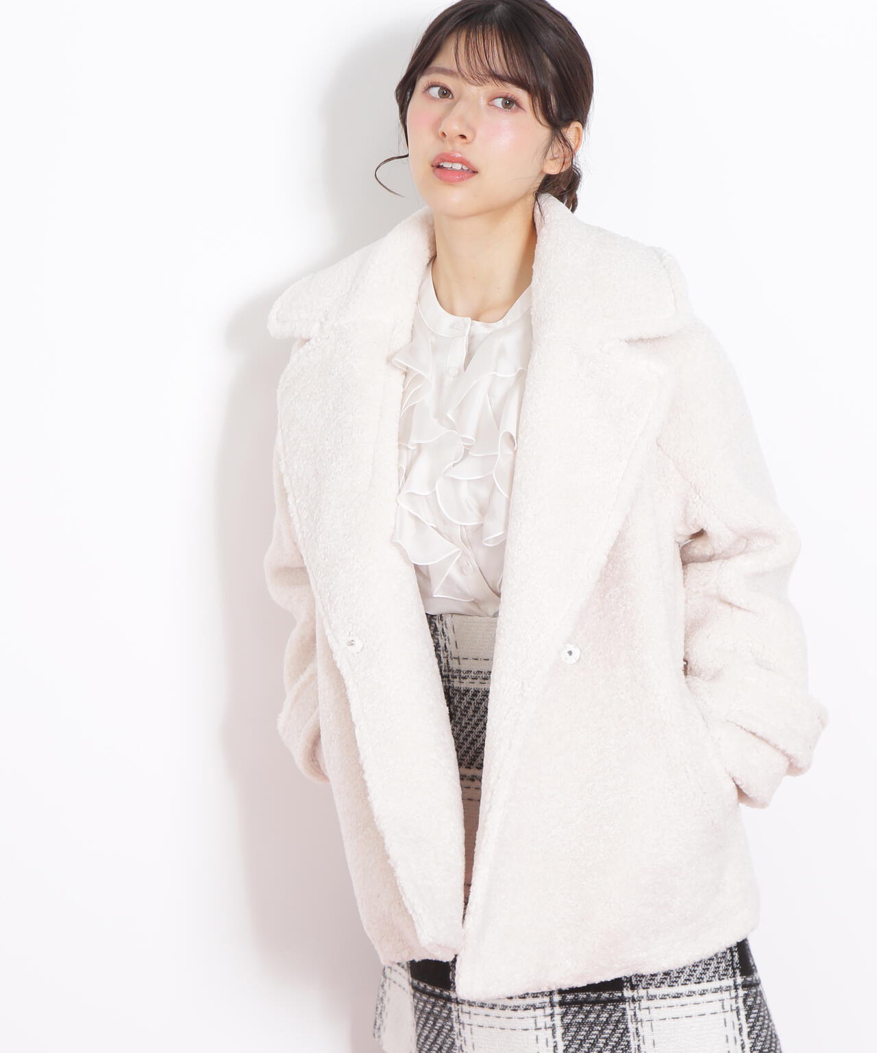 くるくるボアコート