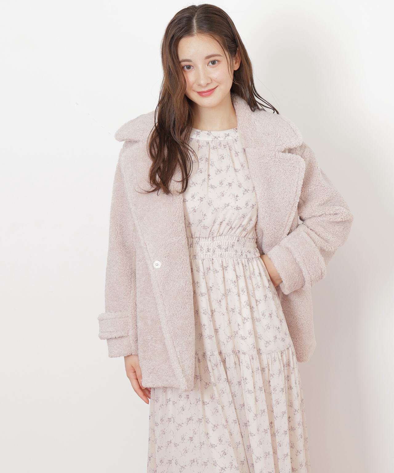 くるくるボアコート