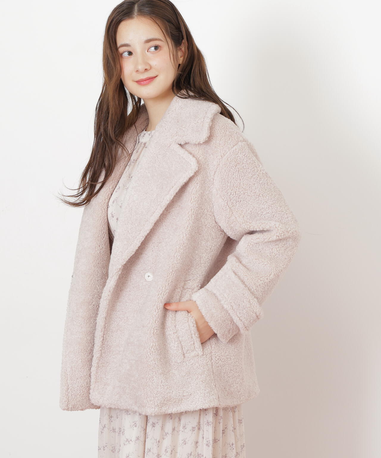 くるくるボアコート