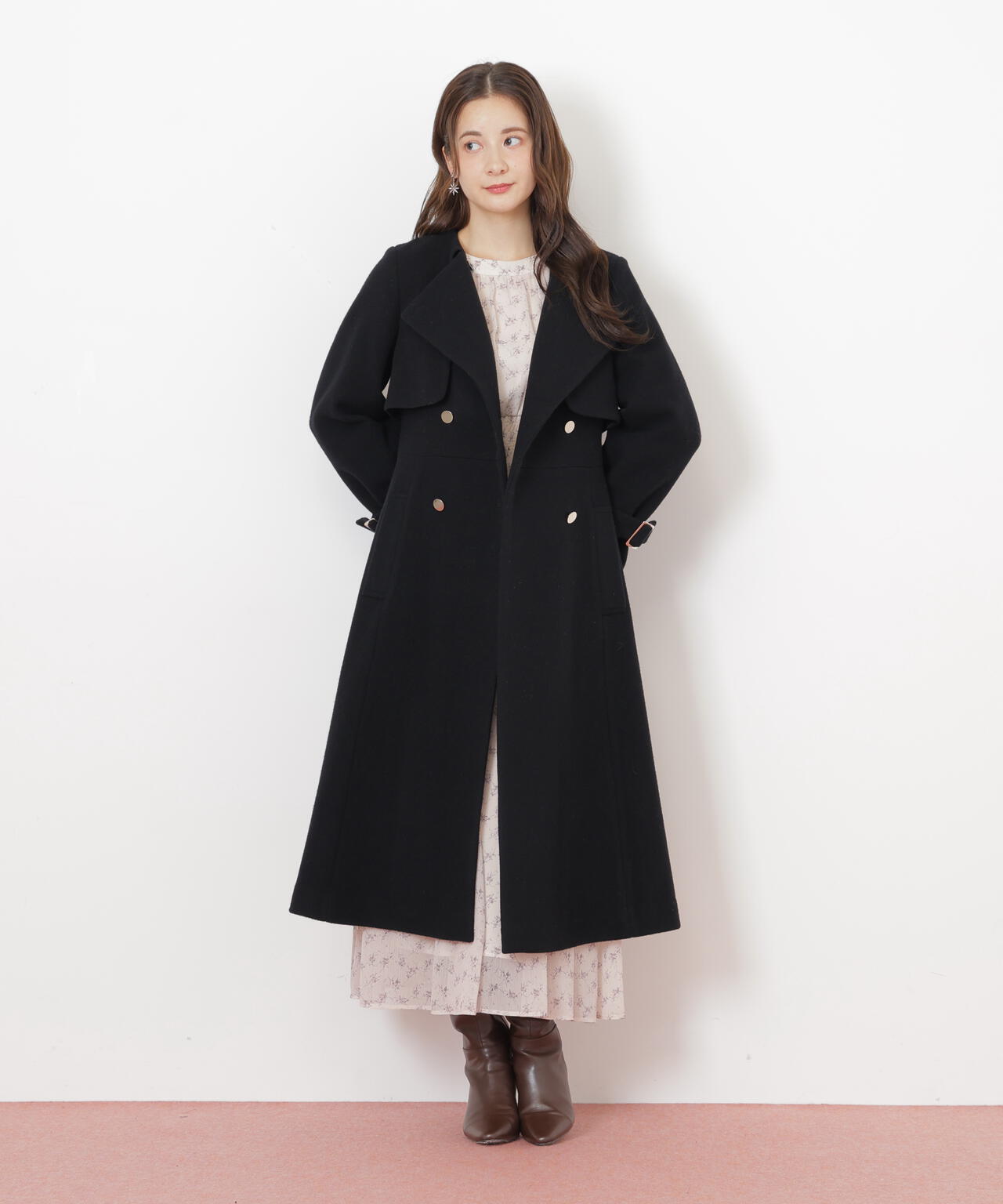 ノーカラードレストレンチコート | JILL by JILL STUART（ジル バイ