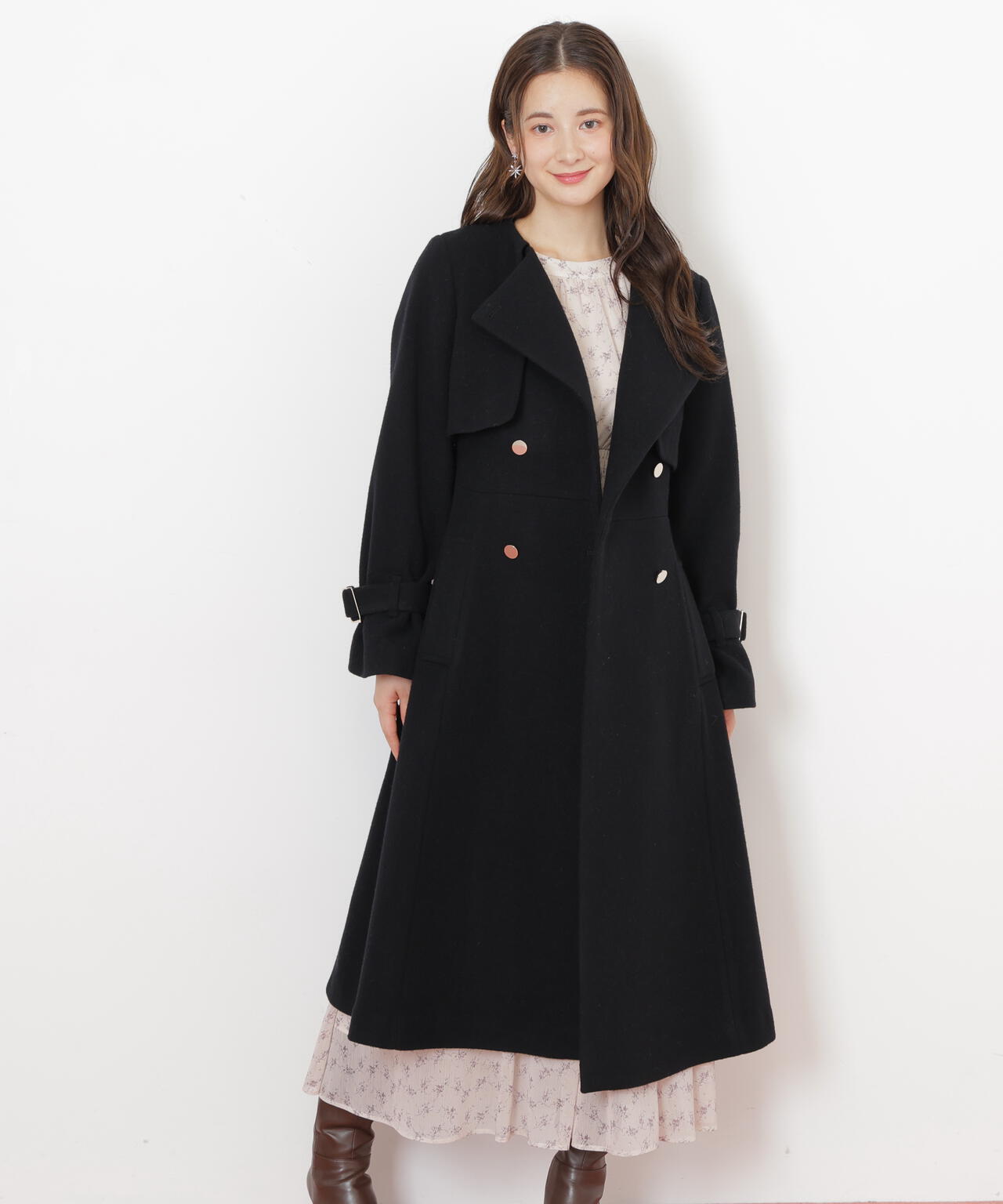 【希少カラー】 フォックスJILL by JILL STUART ドレスコート ノーカラードレストレンチコート | JILL by JILL STUART（ジル バイ