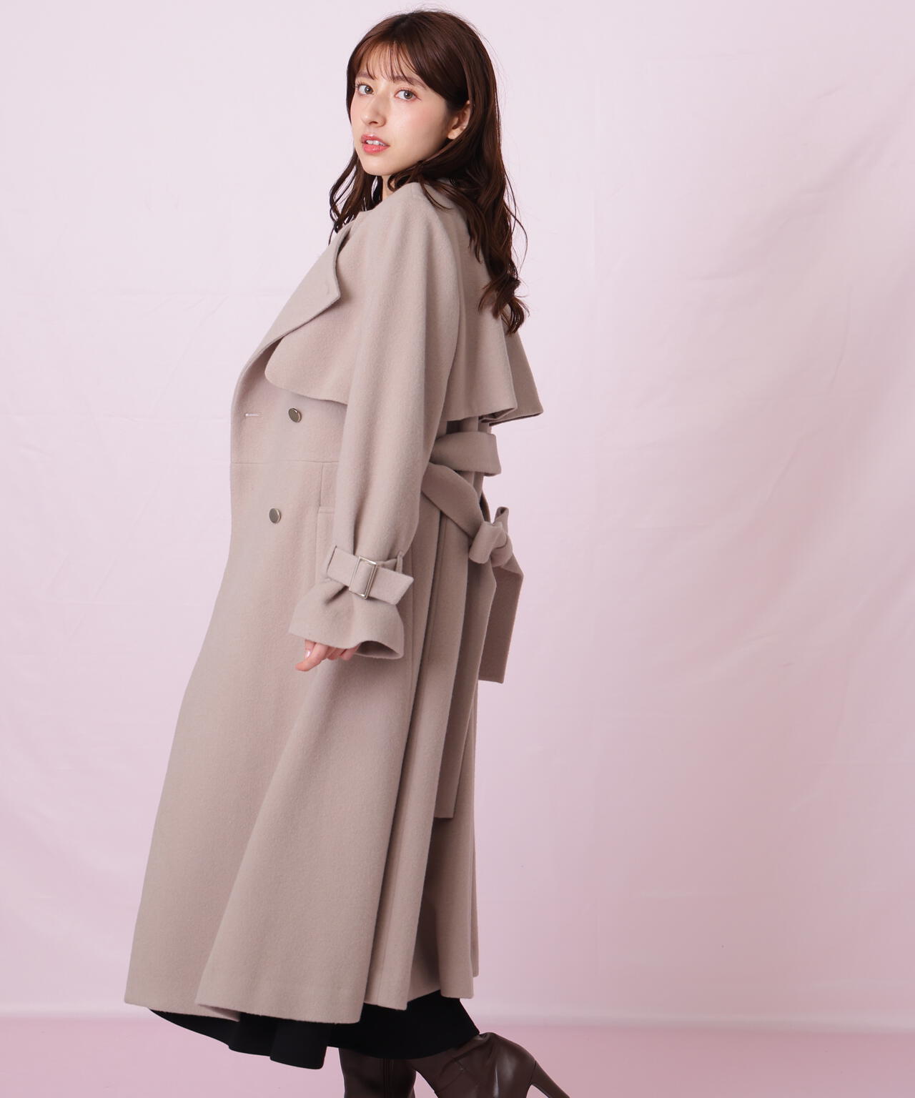 ノーカラードレストレンチコート | JILL by JILL STUART（ジル バイ