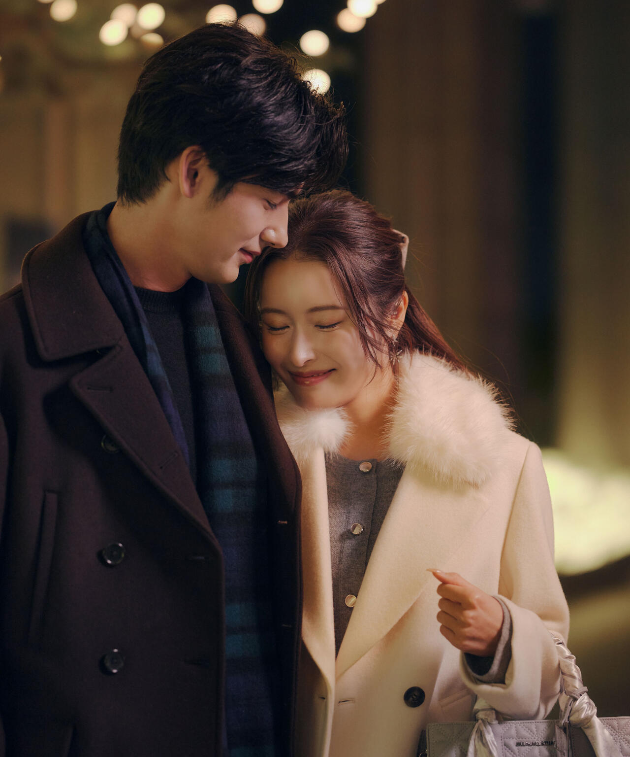 フェイクファー衿付ジャケット