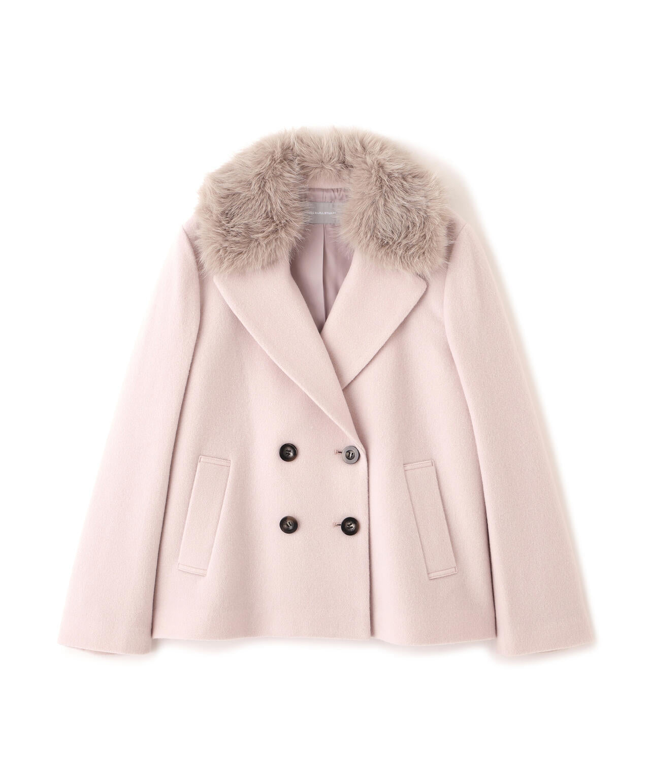 フェイクファー衿付ジャケット