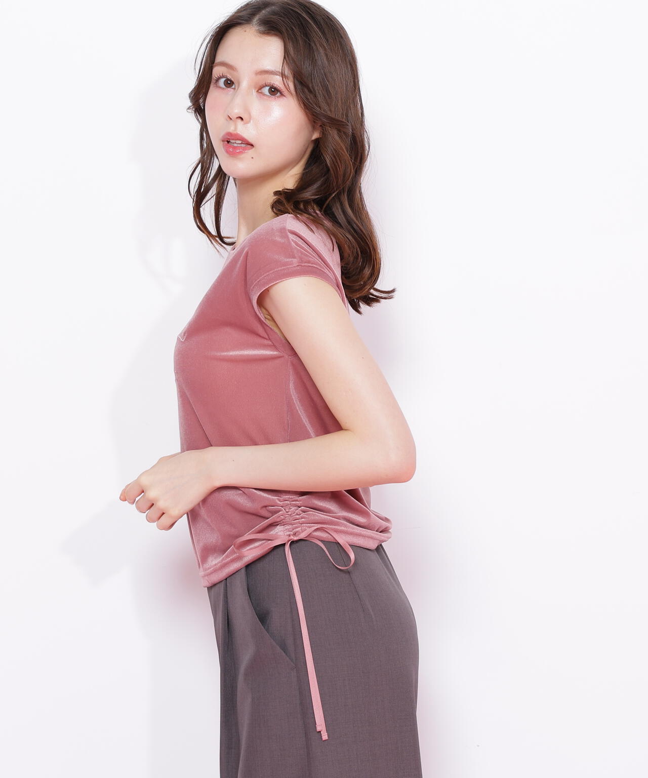 ベロアコンパクトTシャツ