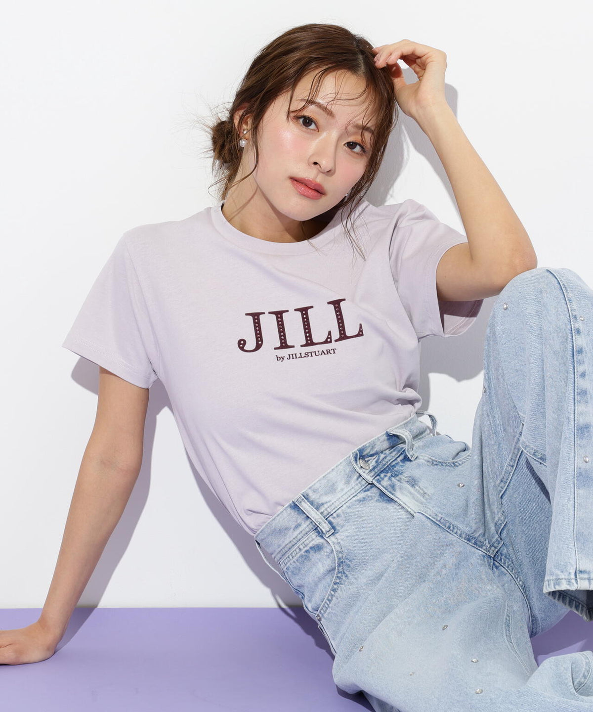 フロッキーロゴTシャツ | JILL by JILL STUART（ジル バイ ジル 