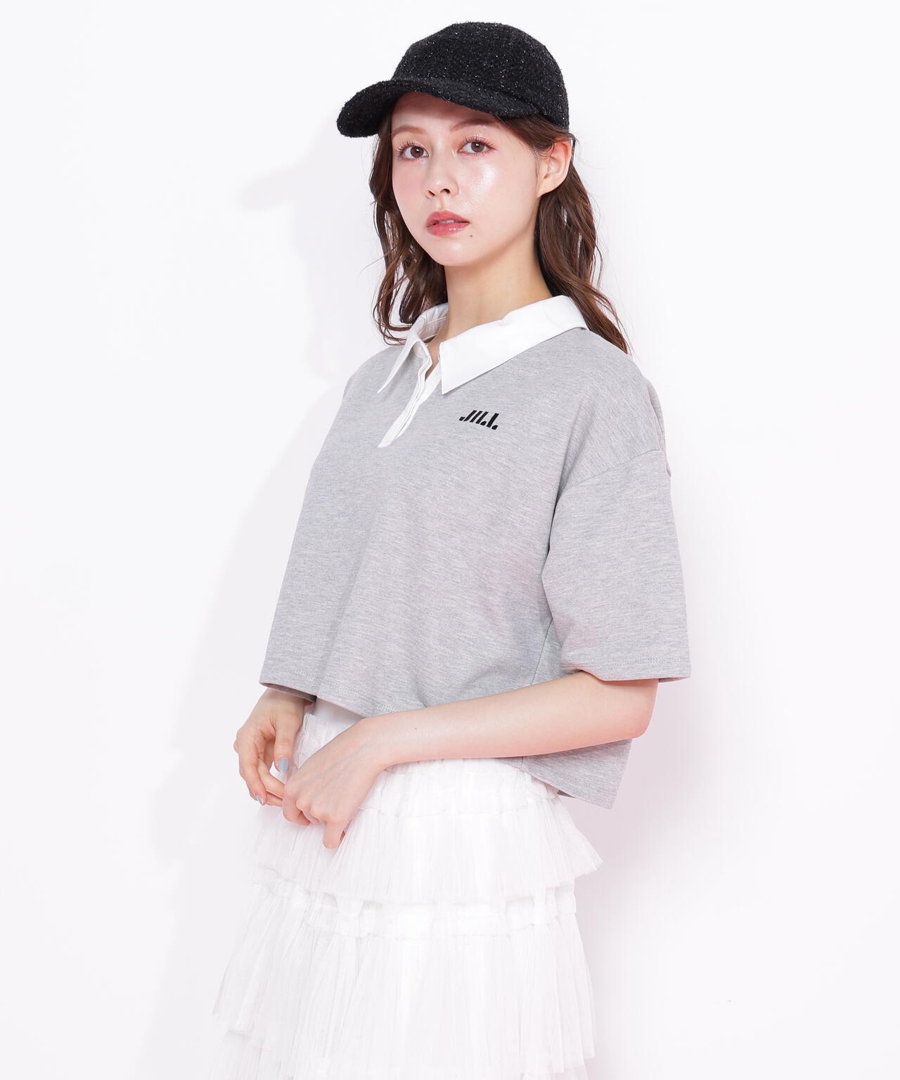 クロップドラガーシャツ