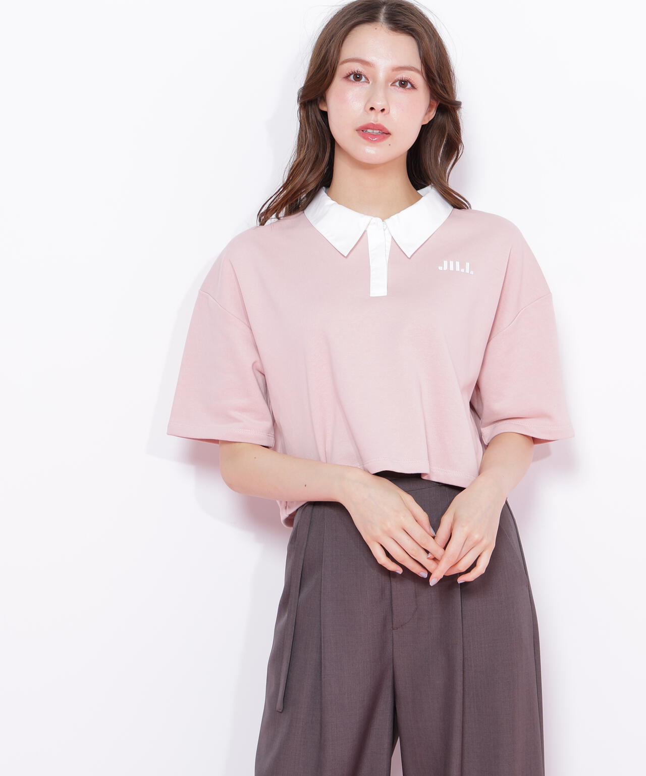 クロップドラガーシャツ