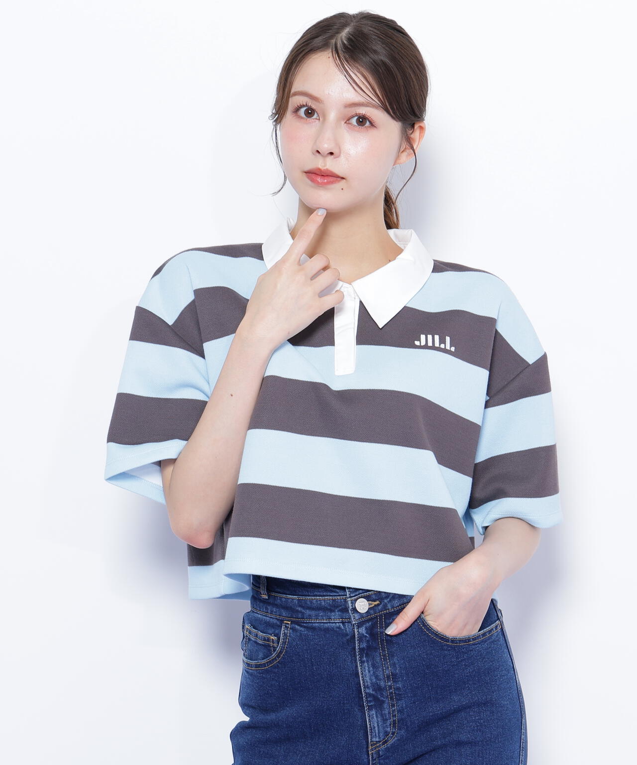 クロップドラガーシャツ