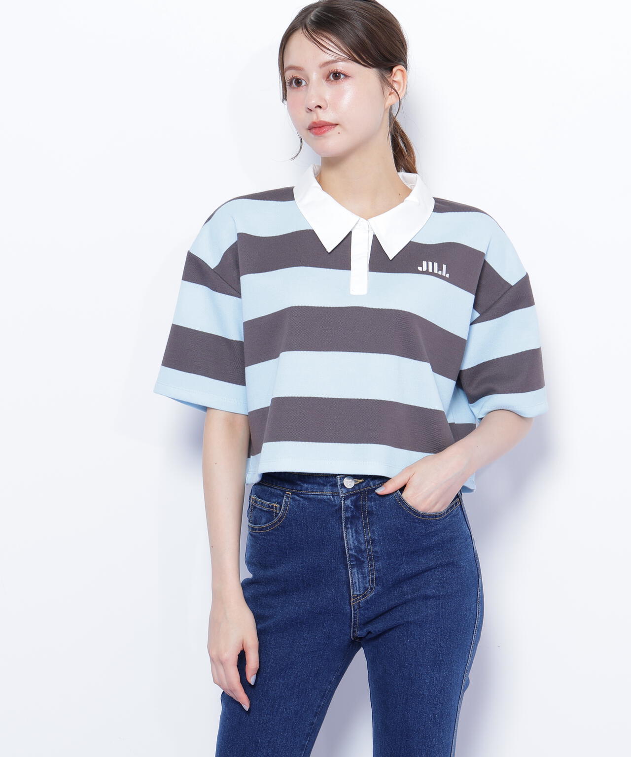 クロップドラガーシャツ