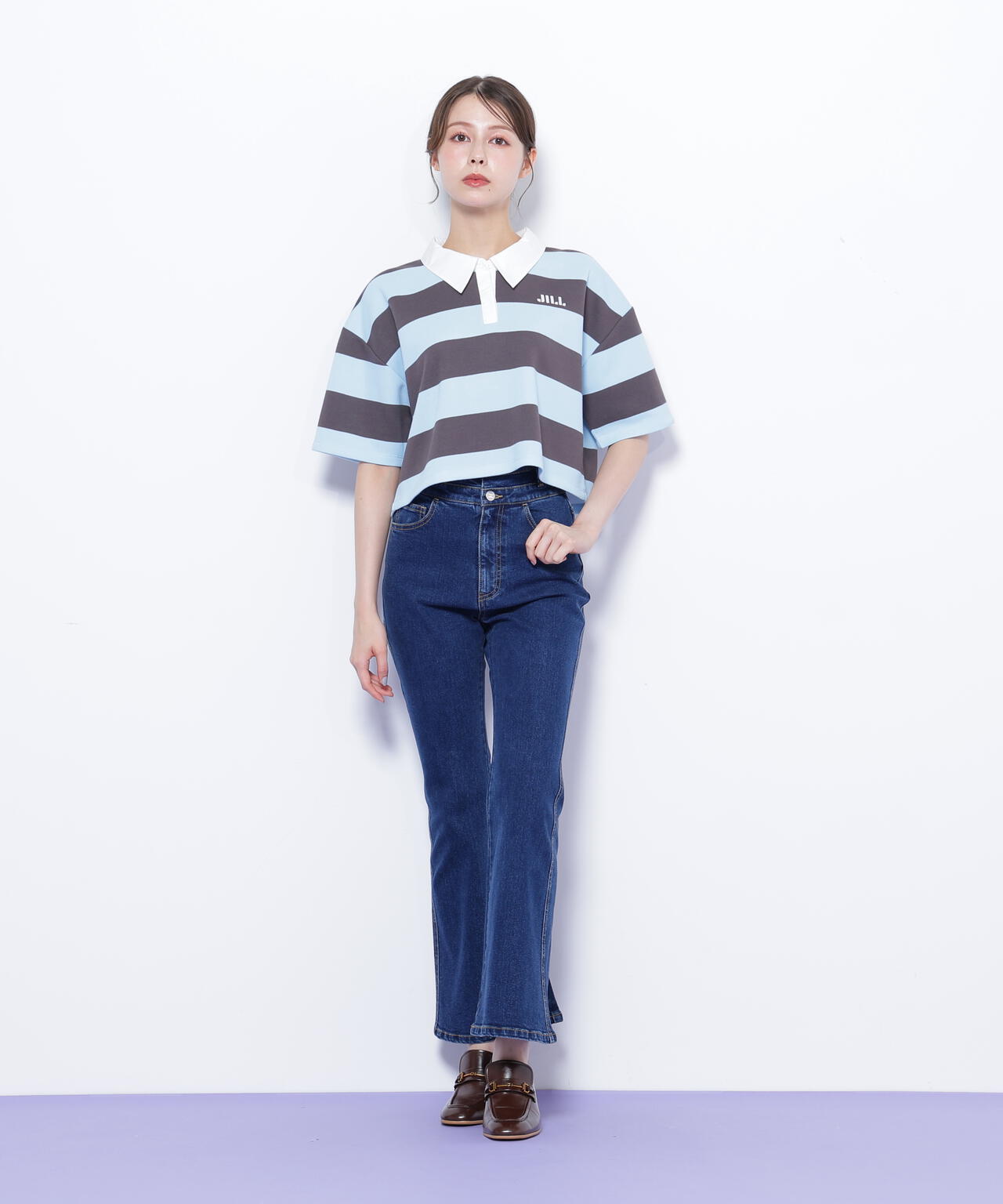 クロップドラガーシャツ