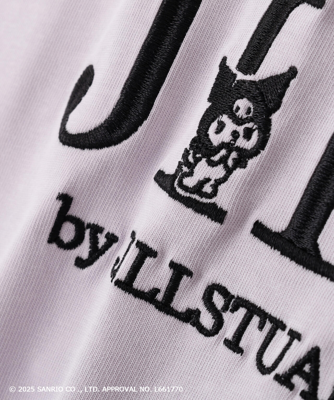 ＜マイメロディ＆クロミコラボ＞オーガニックコットン刺繍ロゴTシャツ