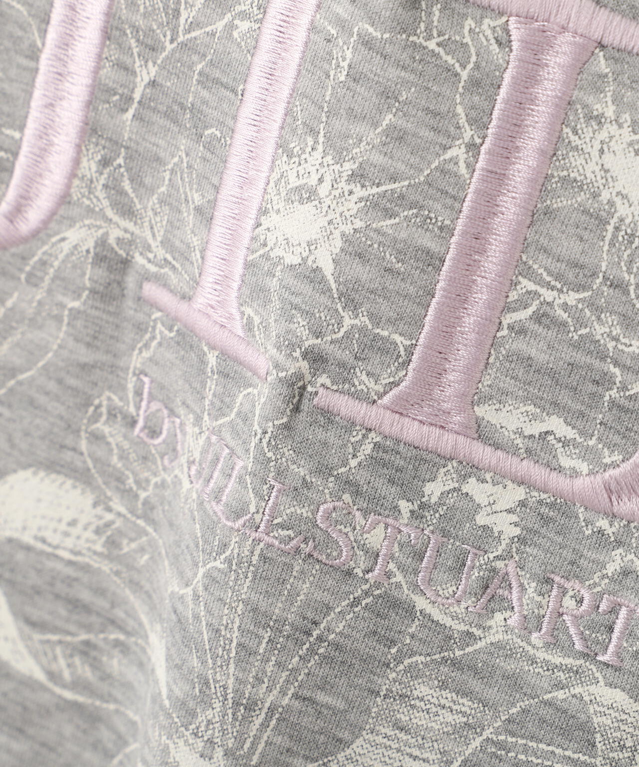 リボンブーケロゴ刺繍スウェット