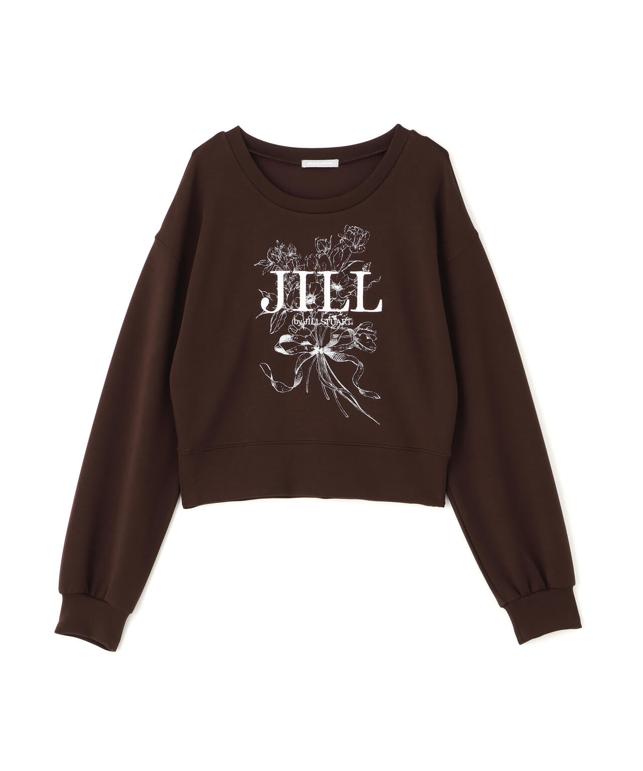 ジル バイ ジル スチュアート（JILL by JILL STUART）/リボンブーケロゴ刺繍スウェット リボンブーケロゴ刺繍スウェット | JILL by JILL STUART（ジル バイ