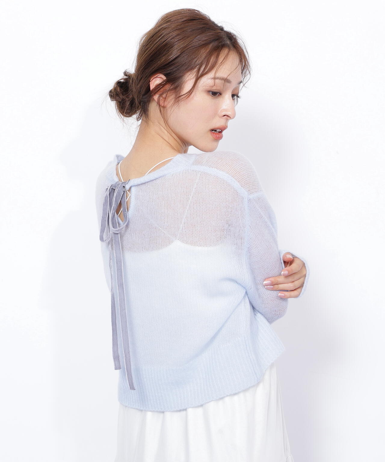 pinkgirl様　ダブルスタンダード　リボンチュールジレ pinkgirl様 ダブルスタンダード リボンチュールジレ