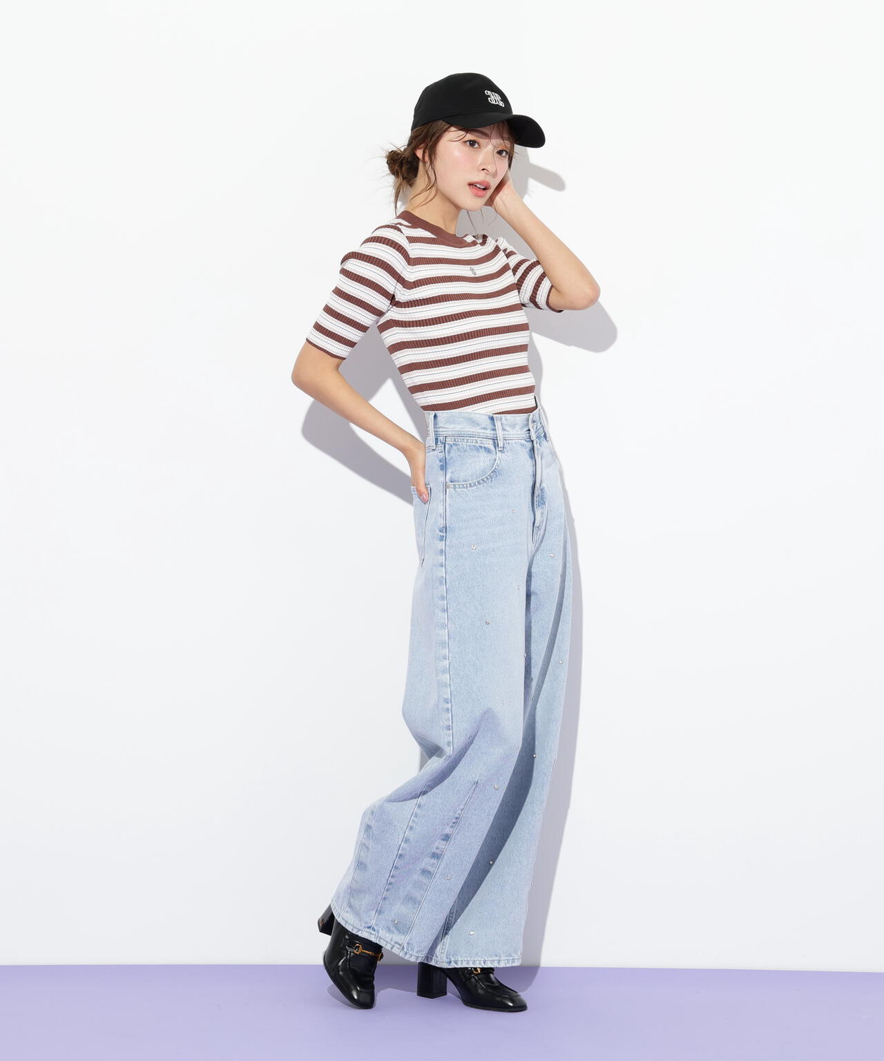 マルチボーダーニット