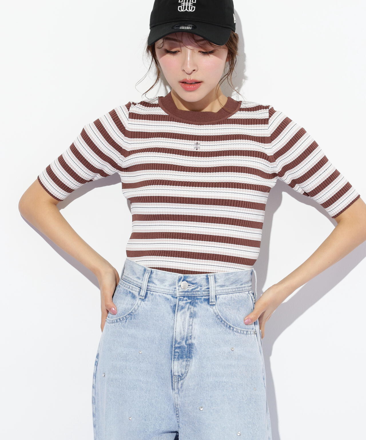 マルチボーダーニット