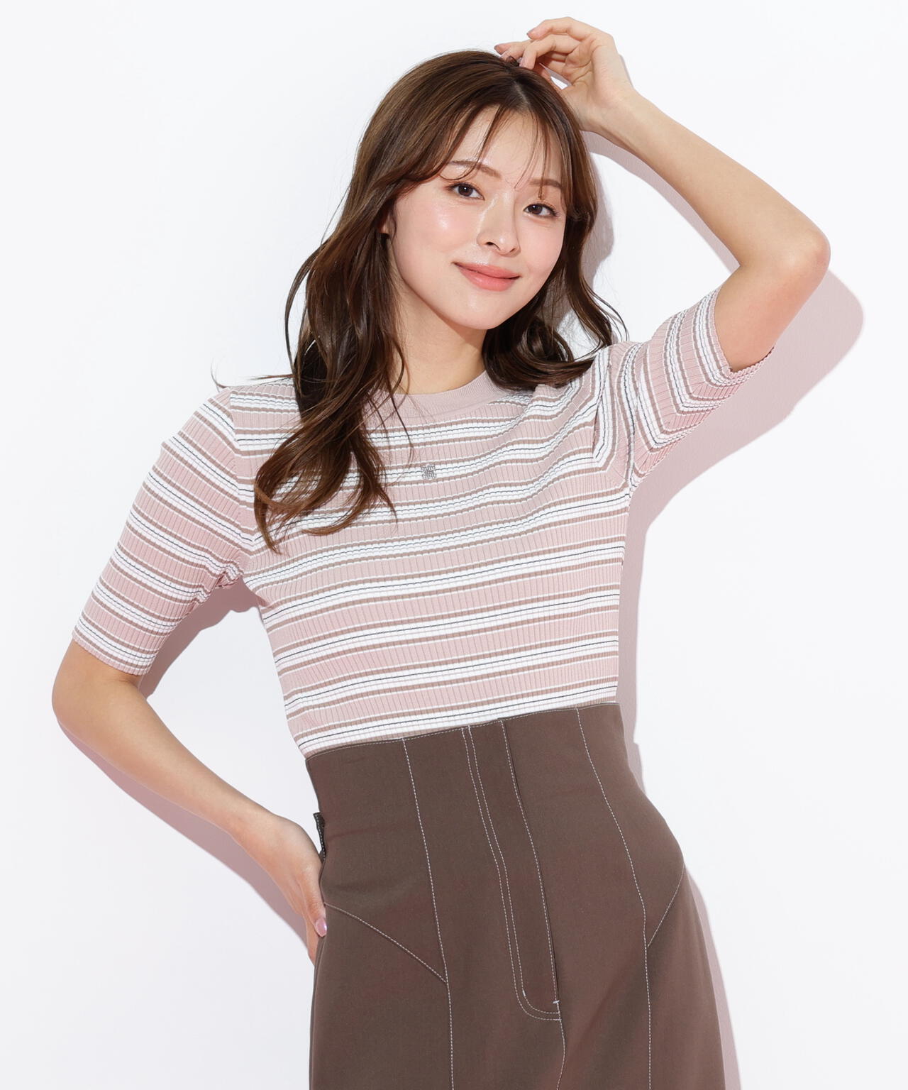 マルチボーダーニット