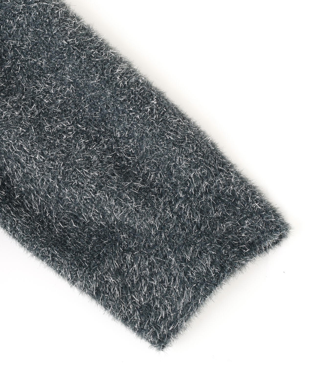 ラメフェザー半袖カーディガン