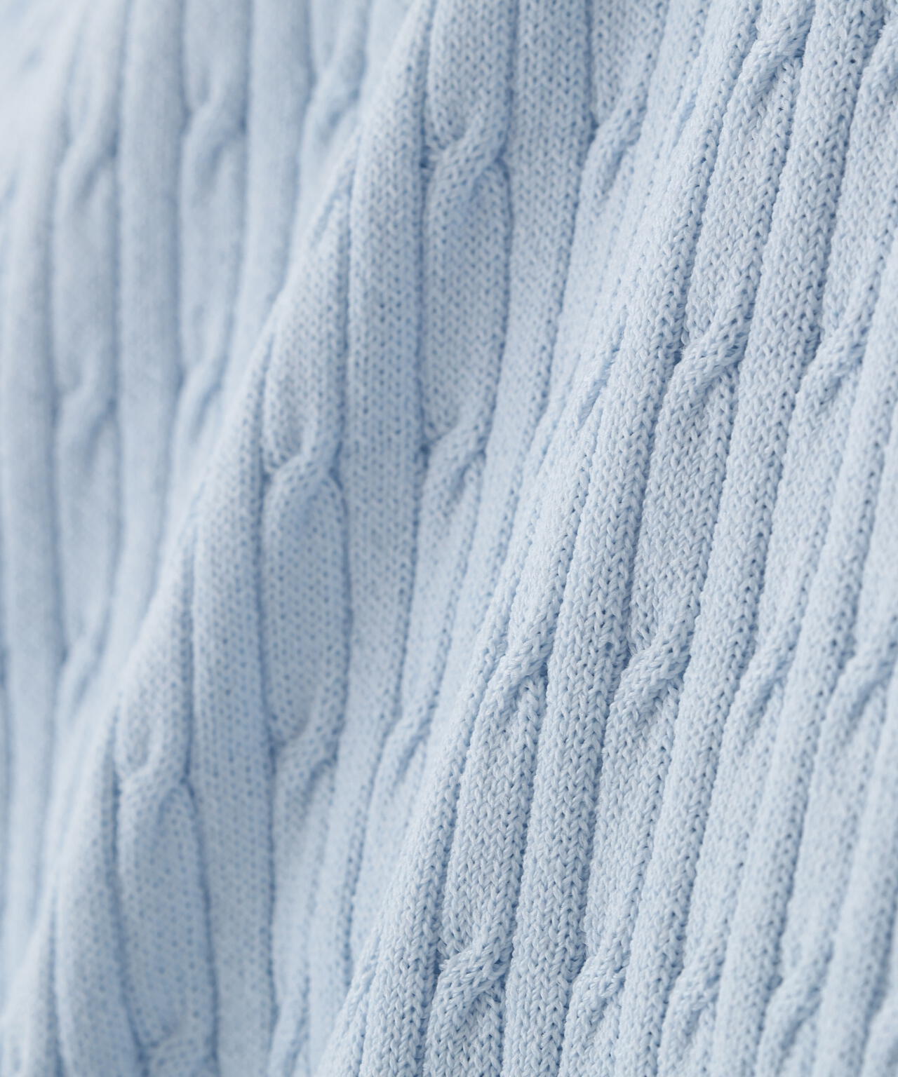 ミニケーブルハート刺繍ニット