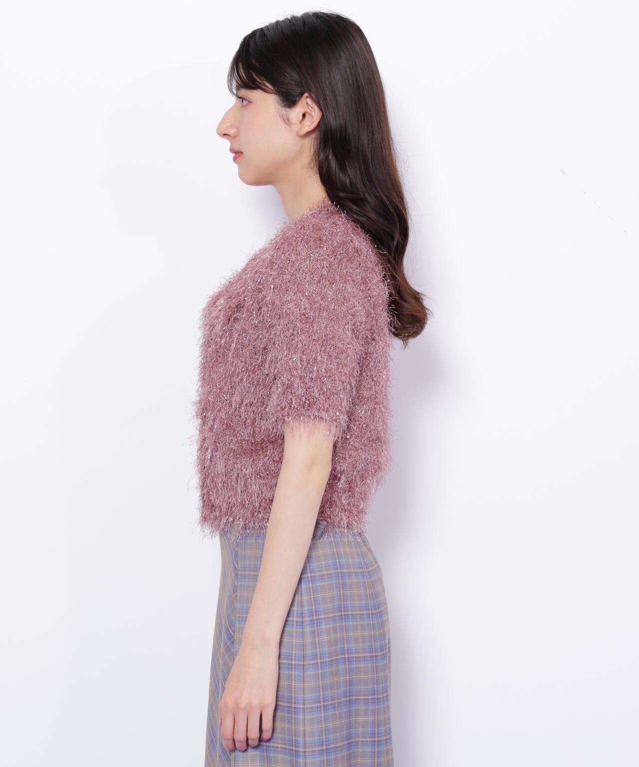 ラメフェザーニットジャケット | JILL by JILL STUART（ジル バイ ジル